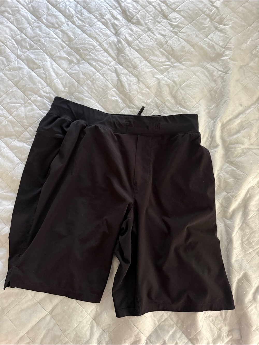 Lululemon Black Athletic Mid-Length Shorts